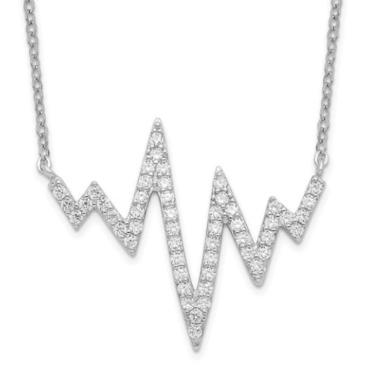 Cubic Heartbeat Necklace