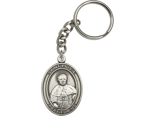 Saint Pius X Keychain