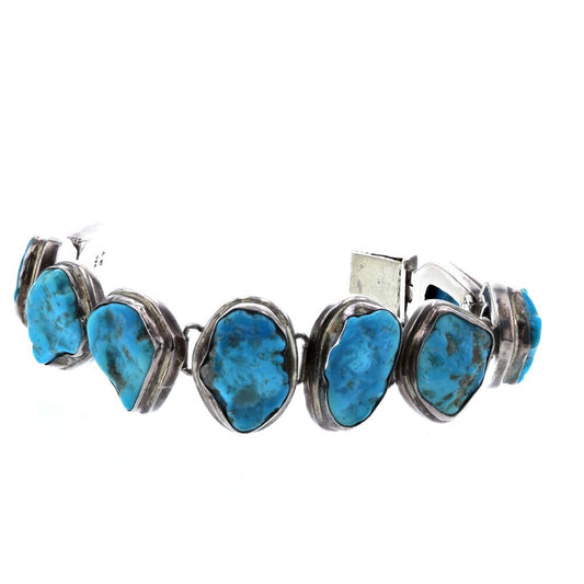 Turquoise  Silver   Bracelet