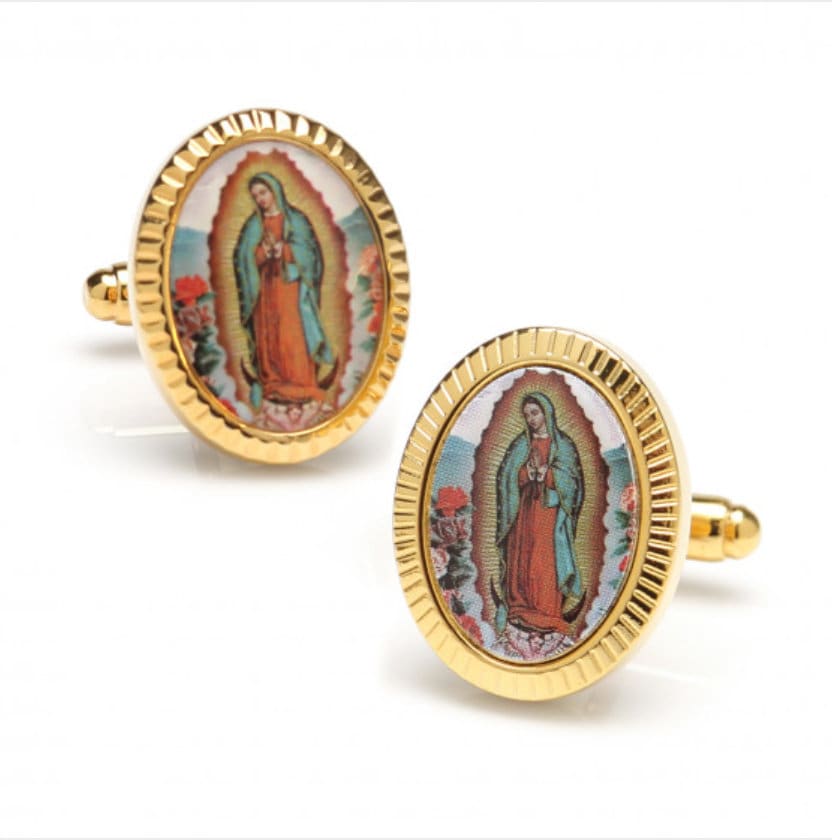 Our Lady of Guadalupe cufflinks