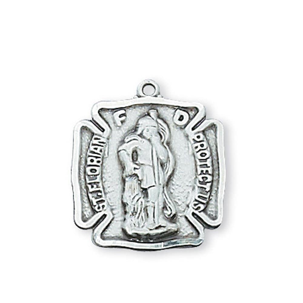 St. Florian Necklace Sterling Silver
