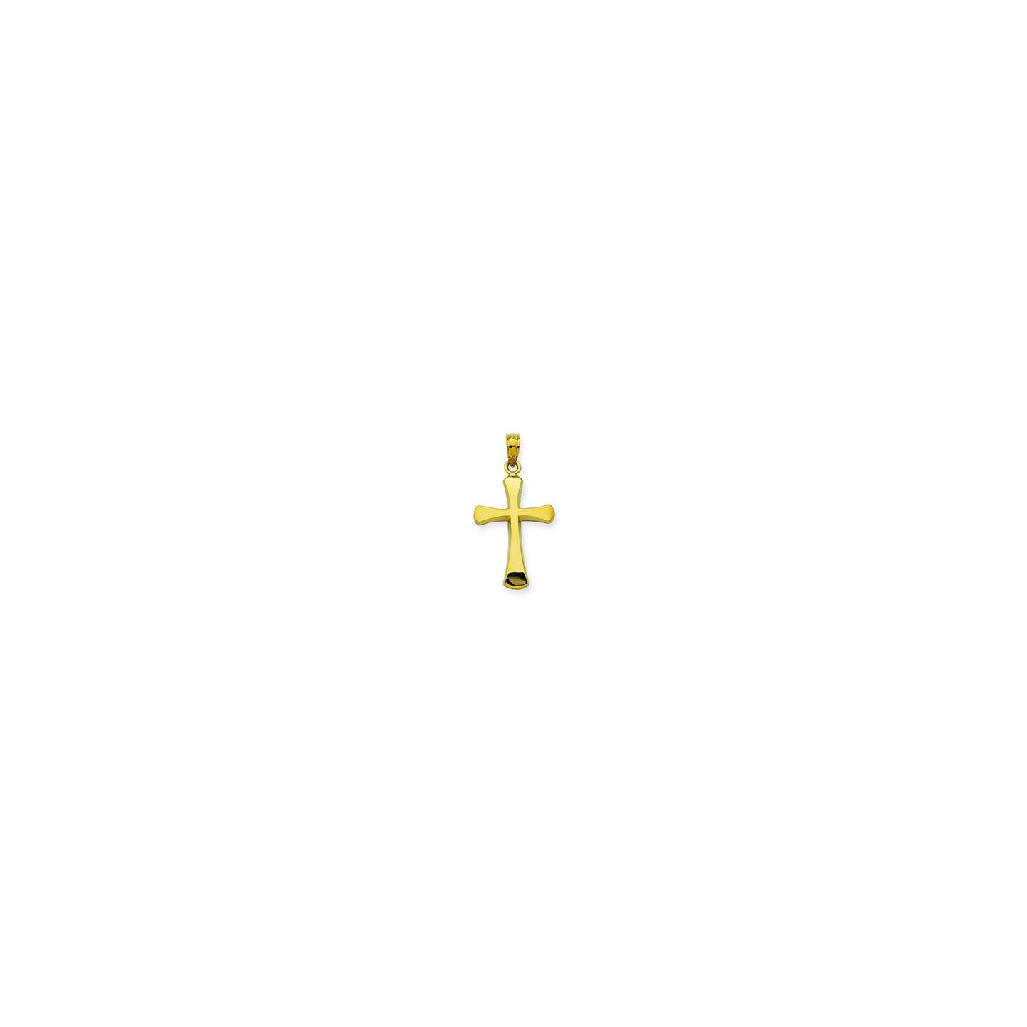14K Yellow Gold Cross Pendant