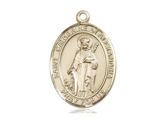 St Catherine of Alexandria 14kt Gold Filled Pendant